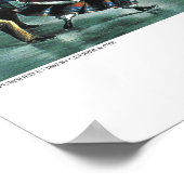 Currier & Ives Lithograph: Central Park Winter Poster (Ecke)