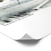 Currier & Ives Lithograph: DIE STRASSE, DER WINTER Poster (Ecke)