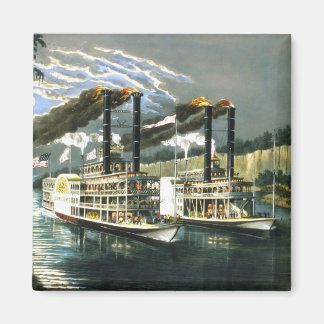 Currier & Ives - Magnet - Champions of Mississippi