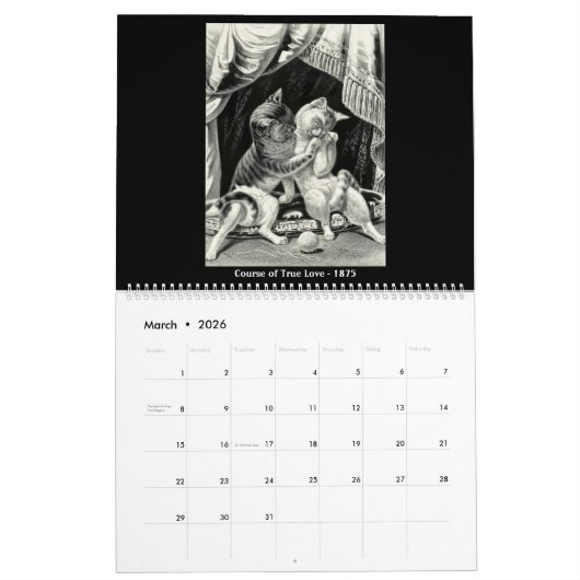 Currier & Ives - The Kitten Collection Kalender (Mär 2026)