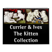 Currier & Ives - The Kitten Collection Kalender (Titelbild)