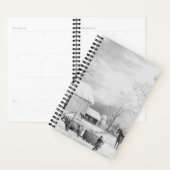 Currier Ives Winter Farm Szene Planer (Anzeige)