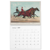 Currier u. Ives Huf-Pferderennen-Kalender Kalender (Jan 2027)