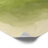 Currituck Beach Leuchtturm Aquarell Poster (Ecke)