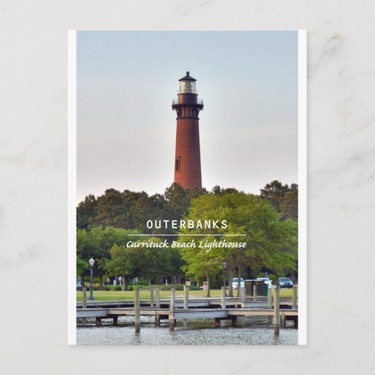 Currituck Beach Light. Postkarte (Vorderseite)