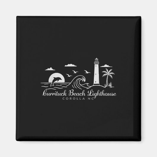 Currituck Beach Lighthouse Corolla North Carolina Magnet (Vorne)