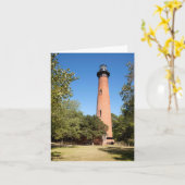 Currituck Beach Lighthouse Karte (Gelbe Blume)