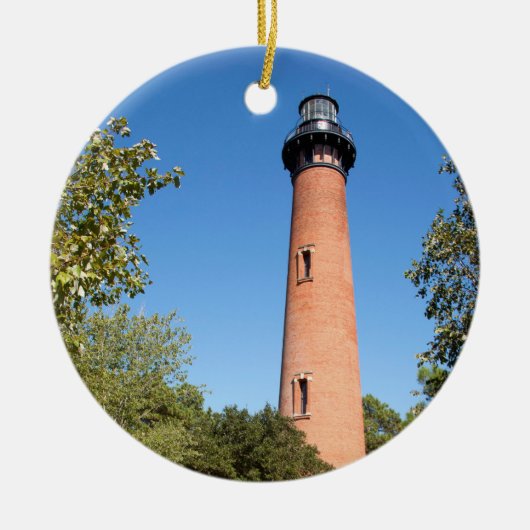 Currituck Beach Lighthouse Keramik Ornament (Vorne)