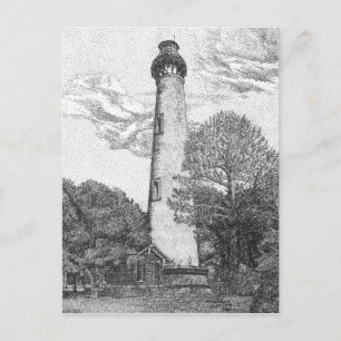 Currituck Beach Lighthouse Postcard Postkarte