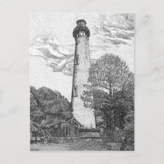 Currituck Beach Lighthouse Postcard Postkarte (Vorderseite)