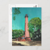 Currituck Beach Lighthouse Postkarte (Vorne/Hinten)