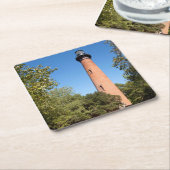 Currituck Beach Lighthouse Rechteckiger Pappuntersetzer (angewinkelt)