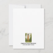 Currituck Beach Lighthouse Wassercolor Mitteilungskarte (Rückseite)