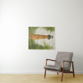 Currituck Beach Lighthouse Watercolor Wandteppich (Beispiel (Horizontal))