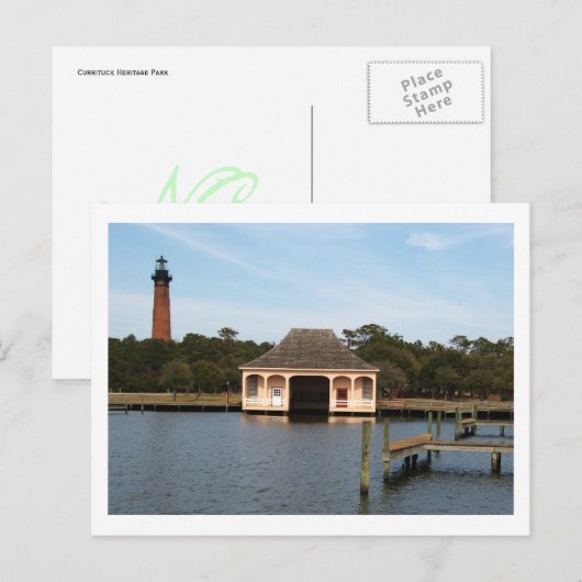 Currituck Heritage Park Postkarte (Vorne/Hinten)