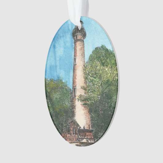 Currituck Island Lighthouse Holiday Ornament (Vorderseite)