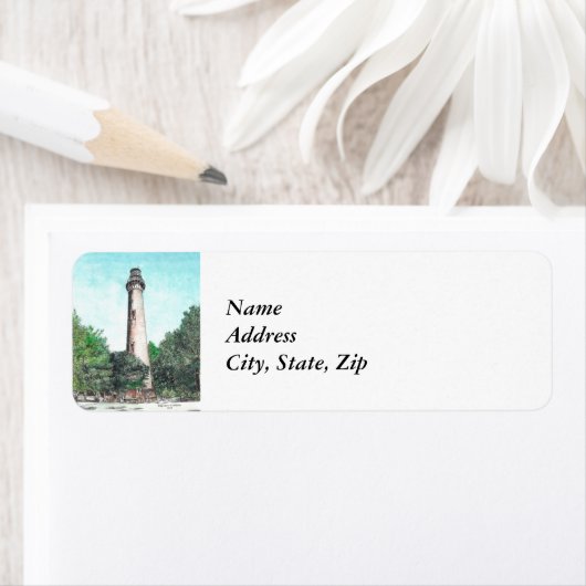 Currituck Island Lighthouse Mixed Media (Insitu)