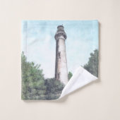 Currituck Island Lighthouse Mixed Media Badhandtuch Set (Waschlappen)