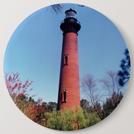 Currituck-Leuchtturm Button (Vorderseite)