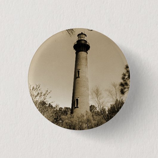 Currituck-Leuchtturm Button (Vorderseite)