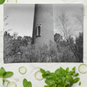 Currituck-Leuchtturm Geschirrtuch (Gefaltet)