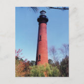 Currituck Leuchtturm Postkarte (Vorderseite)