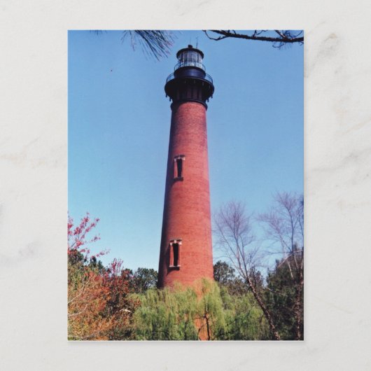 Currituck Leuchtturm Postkarte (Vorderseite)