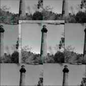 Currituck-Leuchtturm Stoff (Kachel)