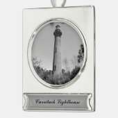 Currituck Lighthouse Banner-Ornament Silber (Links)