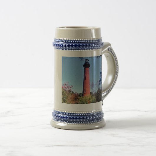 Currituck Lighthouse Bierglas (VorderseiteRechts)