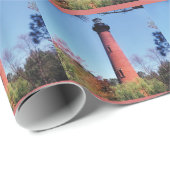 Currituck Lighthouse Geschenkpapier (Rolleneckpunkt)