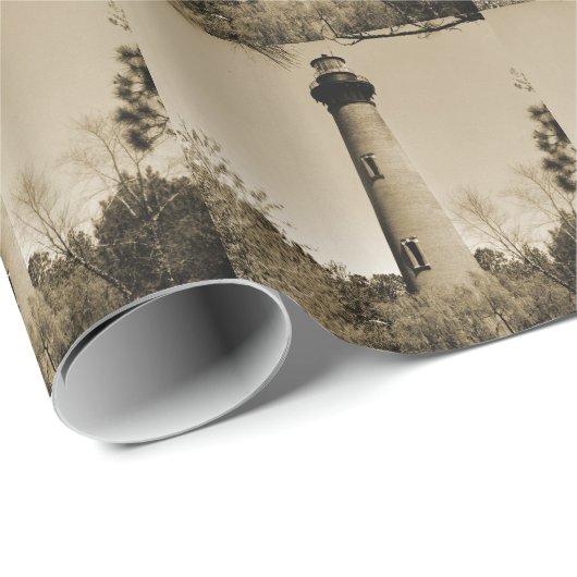 Currituck Lighthouse Geschenkpapier (Rolleneckpunkt)