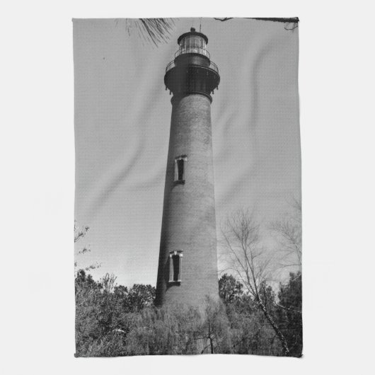 Currituck Lighthouse Geschirrtuch (Vertikal)