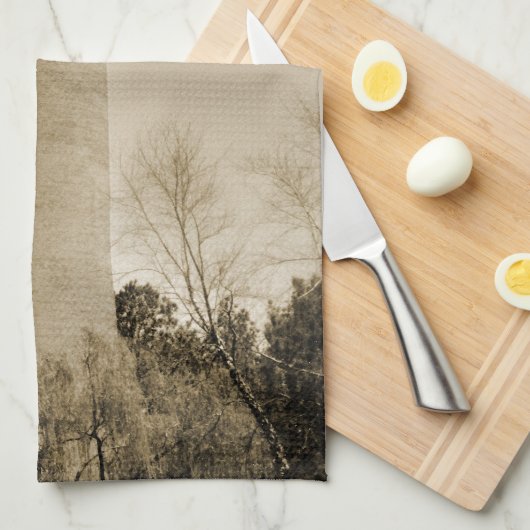 Currituck Lighthouse Geschirrtuch (Viertel Falte)