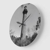 Currituck Lighthouse Große Wanduhr (Winkel)