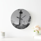 Currituck Lighthouse Große Wanduhr (Zuhause)