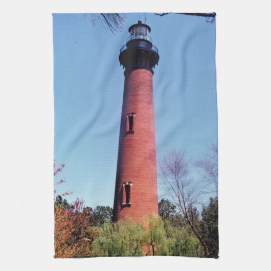 Currituck Lighthouse Küchentuch (Vertikal)