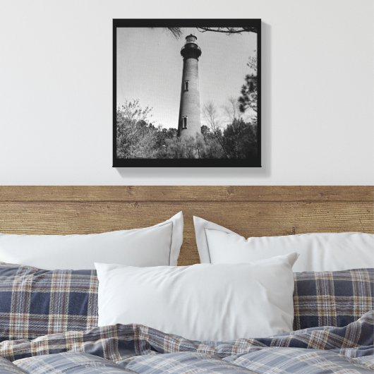 Currituck Lighthouse Leinwanddruck (Insitu (Schlafzimmer))
