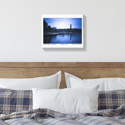 Currituck Lighthouse. Leinwanddruck (Insitu (Schlafzimmer))