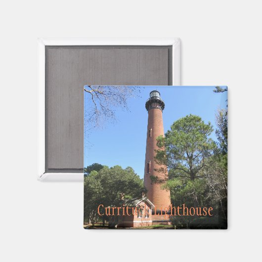 Currituck Lighthouse-Magnet Magnet (Vorderseite/Rückseite)
