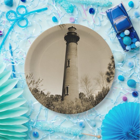 Currituck Lighthouse Pappteller (Party)