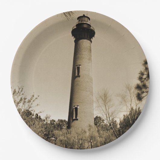 Currituck Lighthouse Pappteller (Vorderseite)
