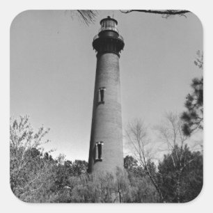 Currituck Lighthouse Quadratischer Aufkleber