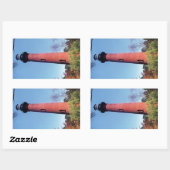 Currituck Lighthouse Rechteckiger Aufkleber (Blatt)