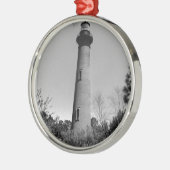 Currituck Lighthouse Silbernes Ornament (Links)