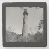 Currituck Lighthouse Steinuntersetzer (Vorderseite)