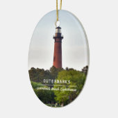 Currituck Strand-Licht Keramikornament (Links)