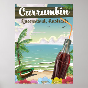 Currumbin Australien Vintage-Reiseplakat Poster