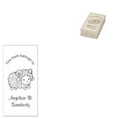 Curry Coat Little Sheep Ram Buchzeichen Gummistempel (Stempel)