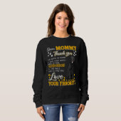 Curry Coated Retriever Sehr geehrte Mommy Vielen D Sweatshirt (Vorne ganz)